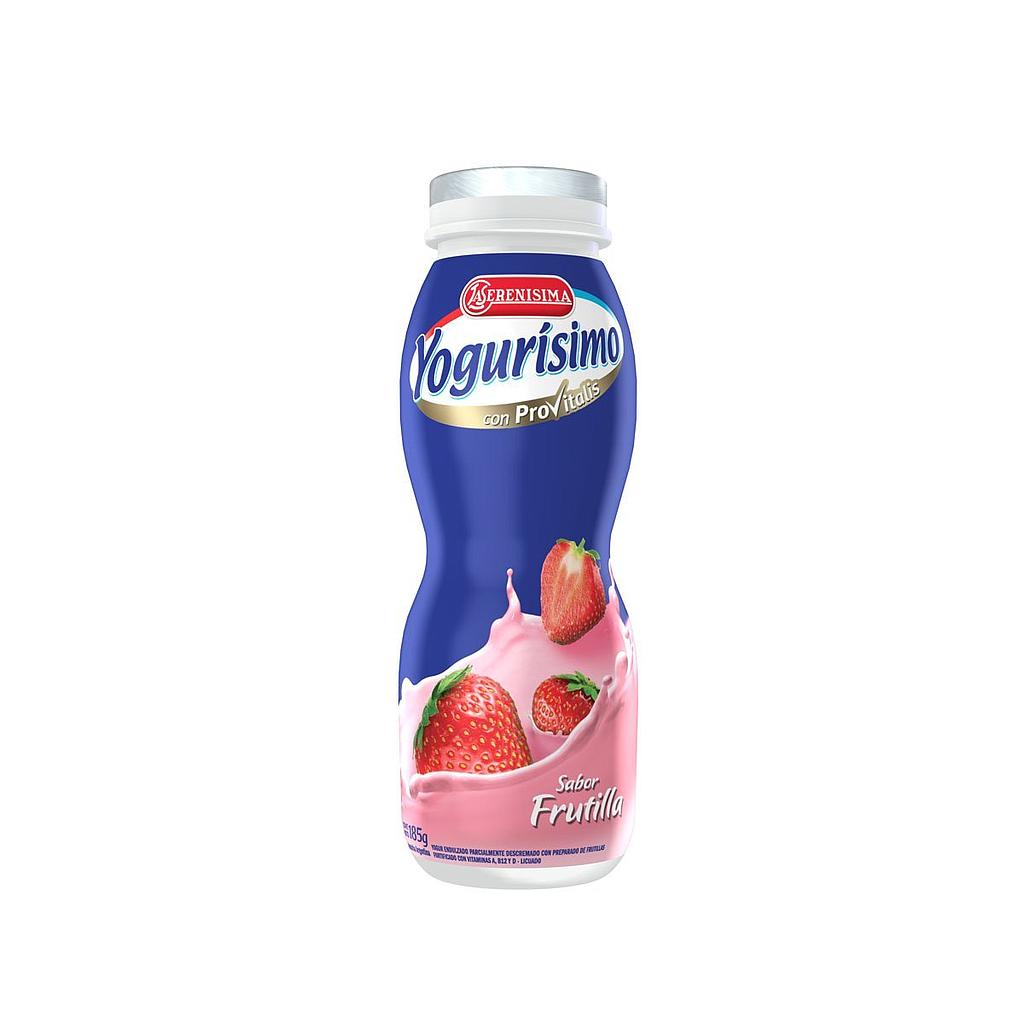 Yogur bebible yogurisimo go de frutilla 185gr